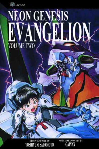 Neon genesis, Evangelion. Volume 2 / story and art by Yoshiyuki Sadamoto ; original concept by Gainax ; English adaptation, Fred Burke and Carl Gustav Horn ; translation, Lillian Olsen.