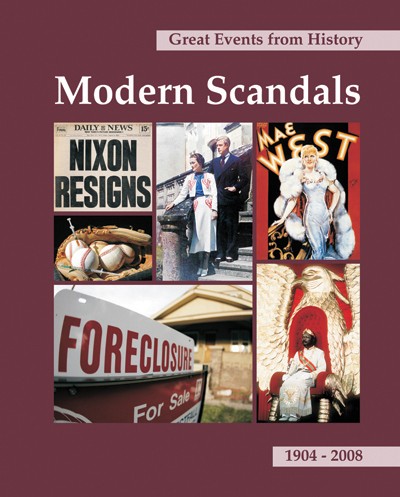 Great events from history. Modern scandals 1904-2008 / editor, Carl L. Bankston III.
