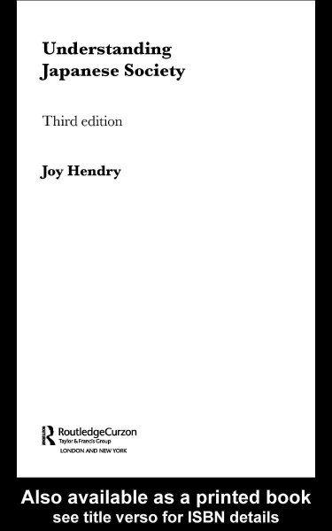 Understanding Japanese society / Joy Hendry.