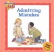Admitting mistakes  Cover Image