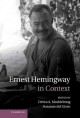 Ernest Hemingway in context  Cover Image