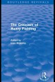 The criticism of Henry Fielding  Cover Image